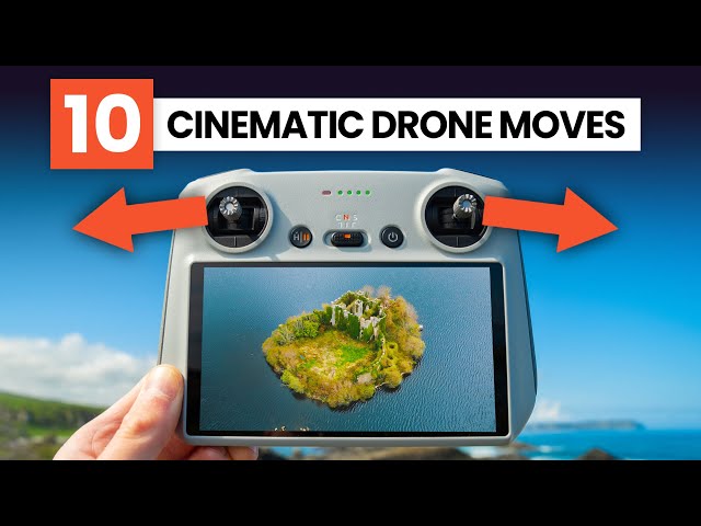 10 DRONE Moves To Fly Like a PRO - DJI Mini 4 Pro / Mini 3 Tips and Tricks