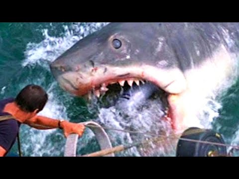 JAWS "Final Battle" (1975) Shark Horror