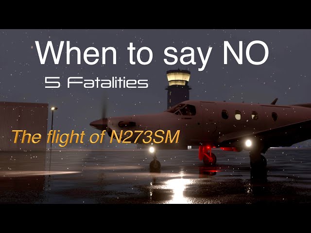 Tragic Flight of the PC-12 Medevac- N273SM | Full ATC+On Guard Calls | Flight Simulator Re-enactment