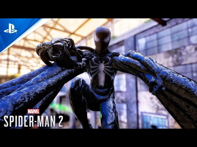 Symbiote Suit (MAX Level) - Epic Combat & Finishers Gameplay PART-4 | Marvel's Spider-Man 2 PS5