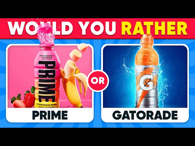 Would You Rather...? Drinks Edition 🥤🧃 Daily Quiz