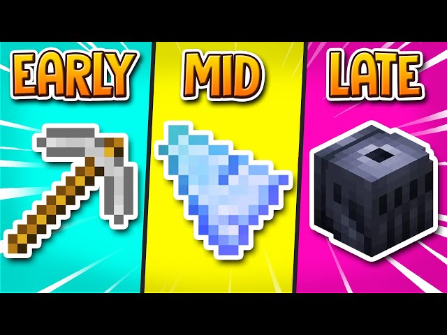 Best Pickaxes & Drills for EARLY/MID/LATE Game | Hypixel Skyblock