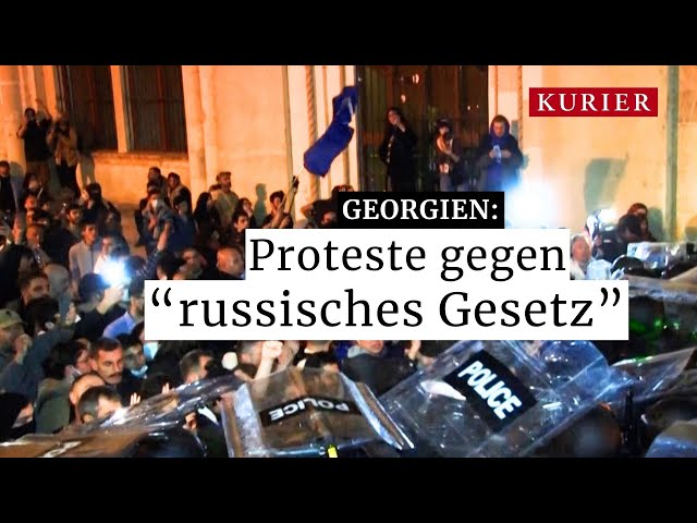 Georgien: Proteste gegen "russisches Gesetz"