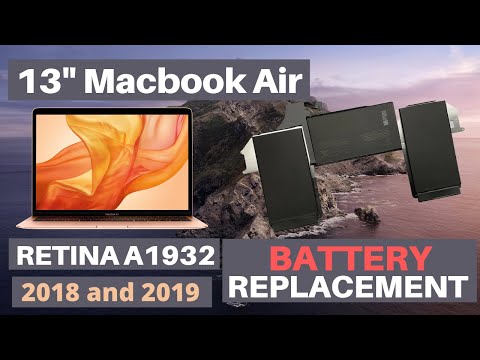 13" Macbook Air Retina A1932 2018 and 2019 Repair Video Guides