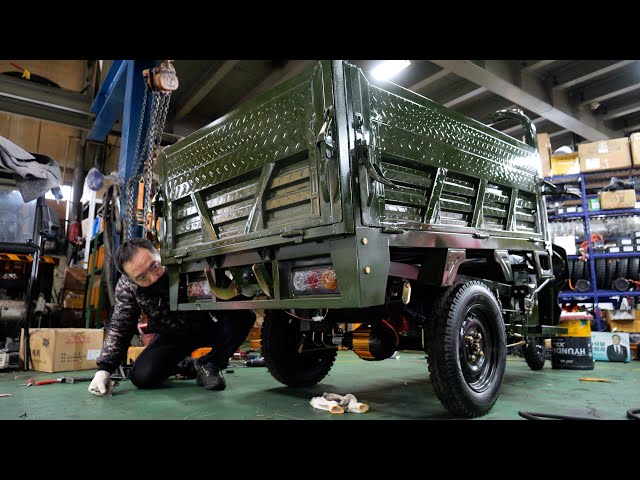 It's not a toy. The process of making a Korean mini electric truck.