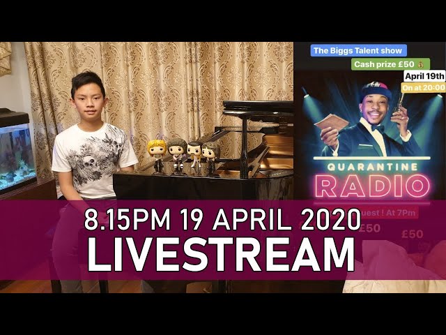 TAKE 2 Livestream Piano with Biggs Chris Sunday 8.15pm 19 Apr 2020 #StayHome #WithMe