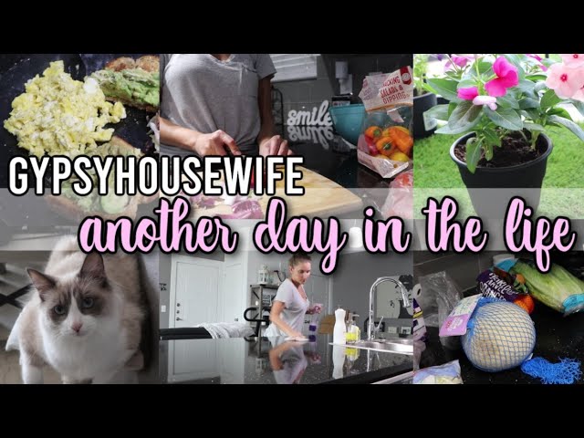 JUST ANOTHER DAY-GYPSY WIFE LIFE-DAY IN THE LIFE- CLEANING, GROCERIES + CHICKEN SALAD RECIPE