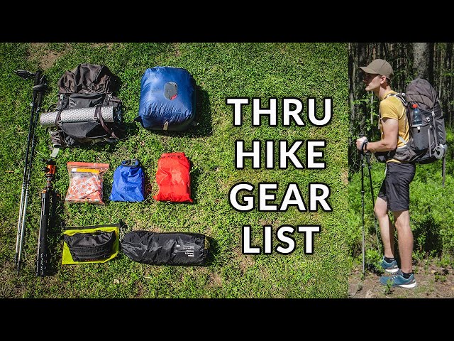 My Ultralight Thru Hiking Gear List ~11 LBS (GR11)