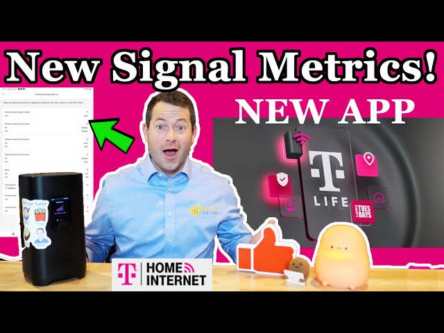 ✅ New App FEATURES!  T-Mobile T Life App - 5G Home Internet Signal Metrics