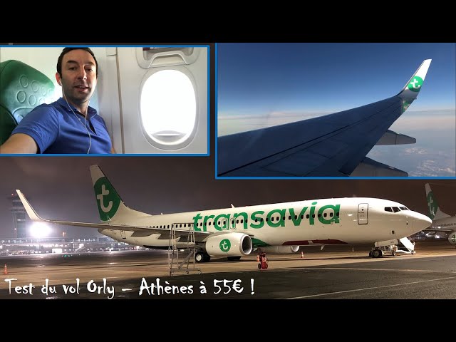 Test de la compagnie low cost Transavia entre Orly et Athènes, vol à 55€ !