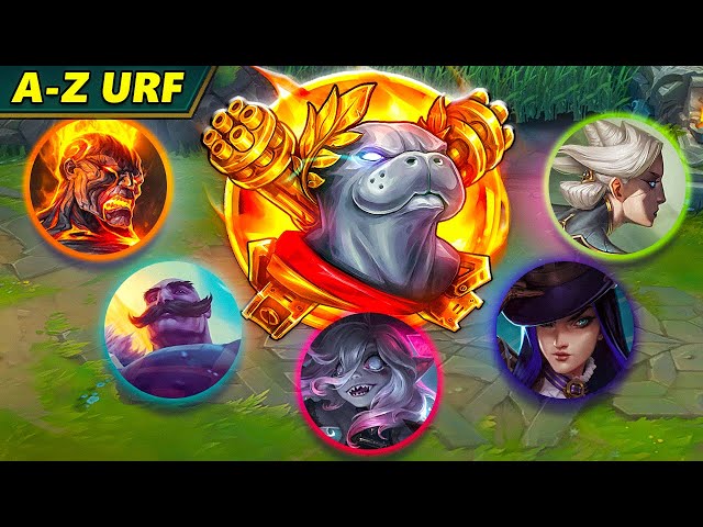 *A-Z URF EPISODE 4* TRYING EVERY CHAMP IN NEW URF 😆