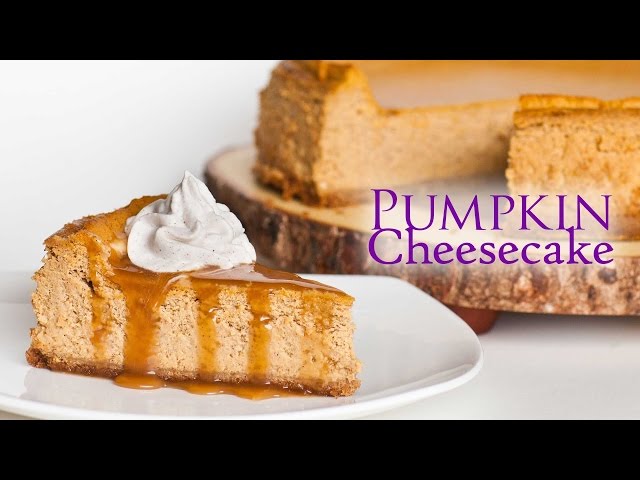 Pumpkin Cheesecake With Cinnamon Whipped Cream