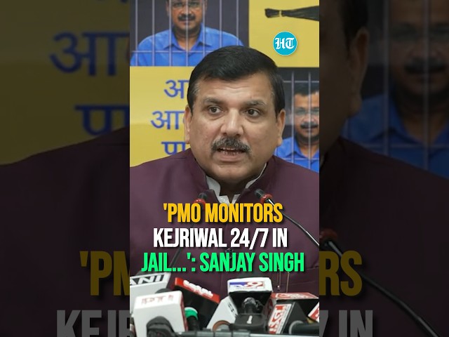 'PMO Monitors Kejriwal 24/7 In Jail...': Sanjay Singh