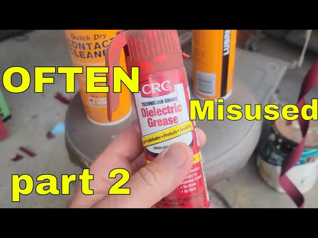 Dielectric Grease Often Misused and misunderstood. How to clean electrical contacts Part 2