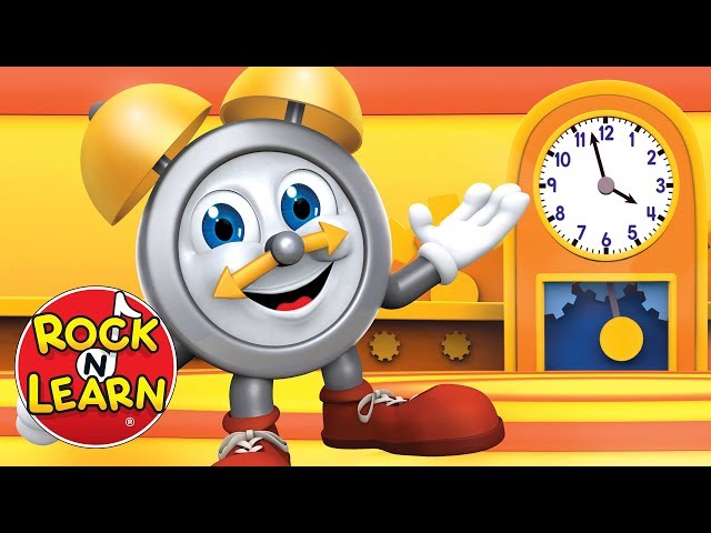 Learn to Tell Time on a Clock | Analog Clock Practice for Kids | Rock 'N Learn