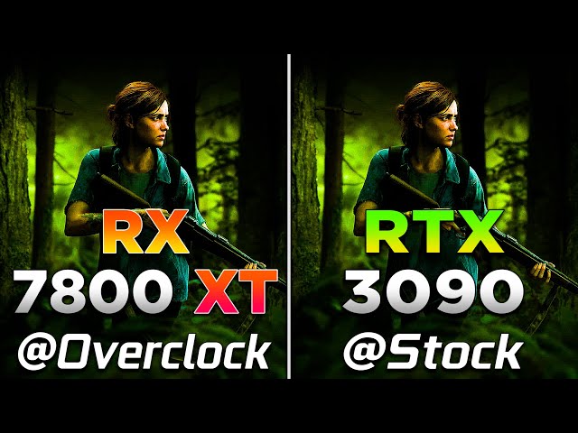 RX 7800 XT 16GB @Overclock vs RTX 3090 24GB @Stock | PC Gameplay Tested
