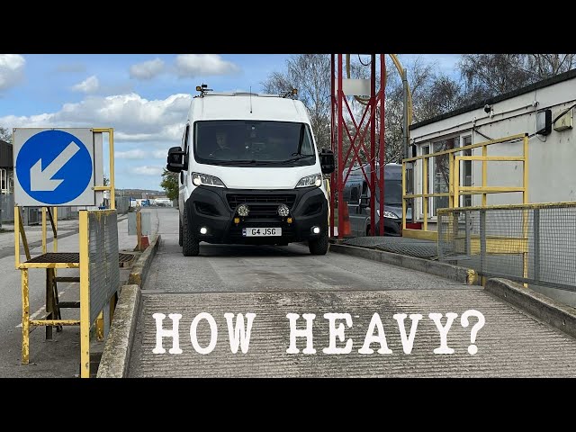 How Much Does my Camper Conversion Weigh? - DV26