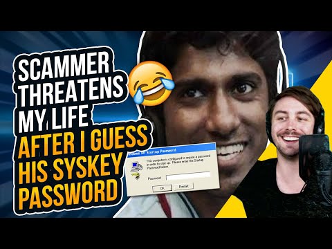 Raging Scammer FAILS to SysKey me