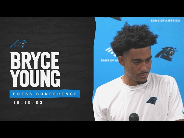 Bryce Young addresses the media after Saints game | Carolina Panthers