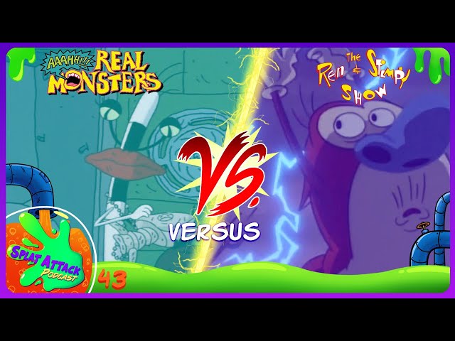 Aaahh!!! Real Monsters vs. Ren & Stimpy: O' Lucky Monster vs. Superstitious Stimpy | Ep. 43