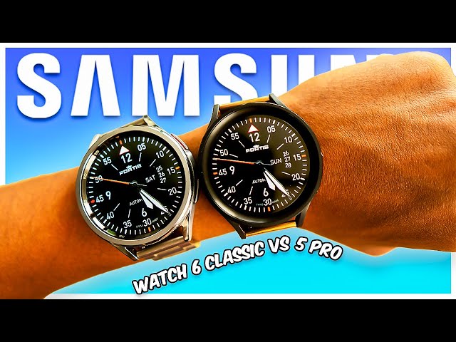 Galaxy Watch 6 Classic vs Watch 5 Pro: The Ultimate Battle!
