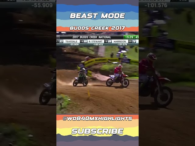 Eli Tomac's Beast Mode Budds Creek Motocross 2017 #motocross #dirtbike #supercross