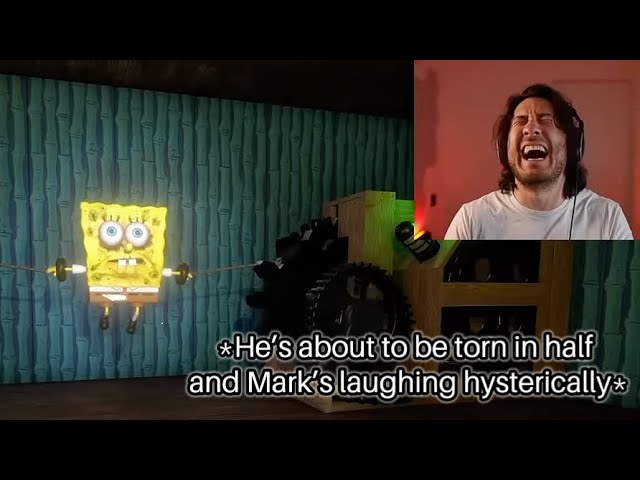 Markiplier laughs hysterically at SpongeBob’s misery
