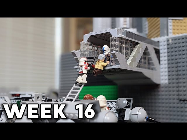 Building Coruscant In LEGO Week 16 | Starting Work On The Skybridge!