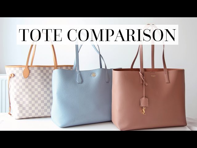 TOTE REVIEW: SAINT LAURENT, LOUIS VUITTON NEVERFULL MM & TORY BURCH PERRY