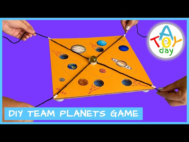 DIY Team Planets Game | How to make a Team Game to play with friends and family | Planets Order Game