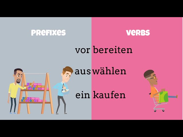 Using separable verbs in German