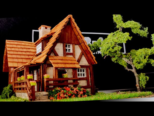🏠 How to make Amazing Mini House | Bricklaying model | Mini House Building