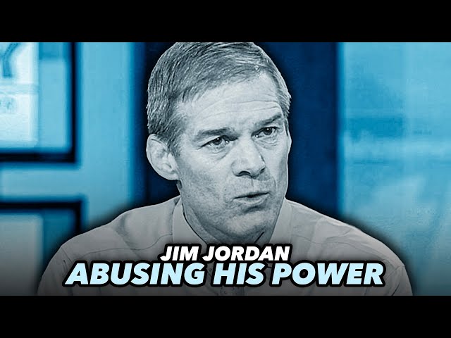 Ethics Group Accuses Jim Jordan Of Abusing His Power To Cause Harm To America