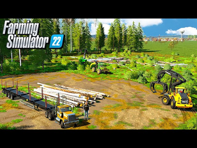 I Spent $1.5 Million to Knock Down an Entire Forest & Expand my Farm | Farming Simulator 22