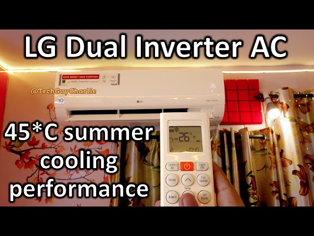 LG Dual Inverter AC cooling performance on 44-45*C day how long does it take to cool