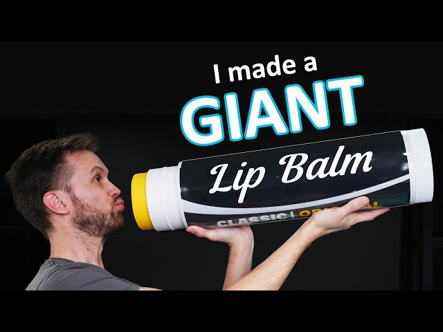 Making the World's BIGGEST Lip Balm!
