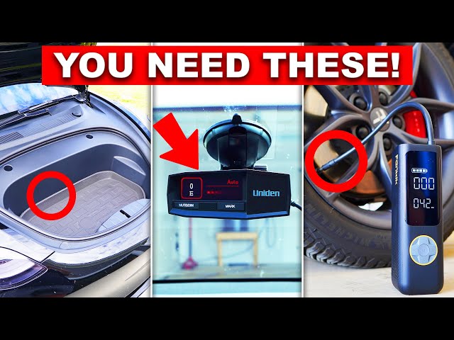 7 MUST HAVE Tesla Model 3/Y Accessories & 9 You’ll WANT To Buy!