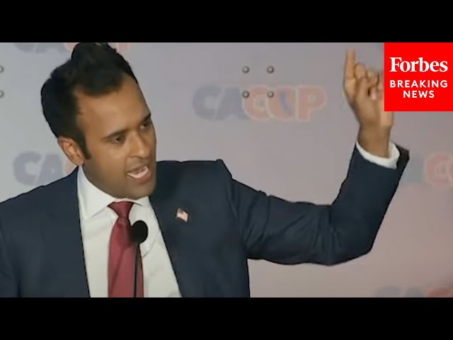 'Cut Through The Political BS': Vivek Ramaswamy Speaks To California Republican Party In Anaheim, CA