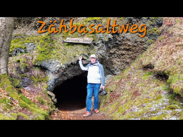 Zähbasaltweg - Zu den Höhlen auf den Mühlenberg bei Hohenfels-Essingen #wandern #wanderung #eifel