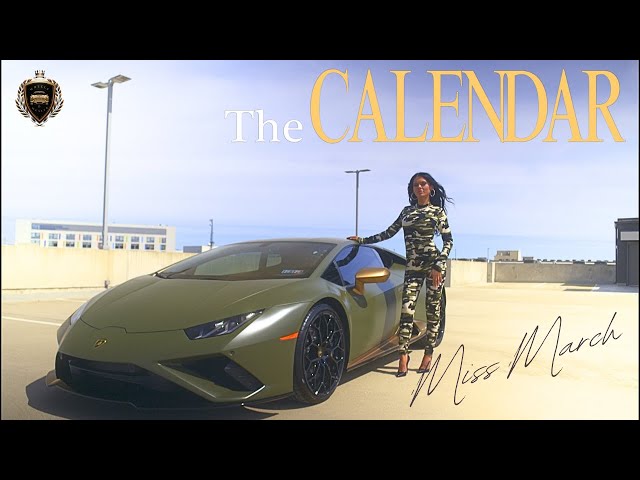 Lamborghini Huracan Evo Fashion Film | The Calendar | Miss March