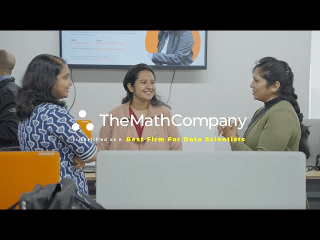 TheMathCompany is certified as a Best Firm For Data Scientists
