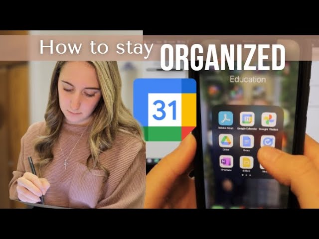 HOW TO STAY ORGANIZED IN COLLEGE    Online classes, calendar tips, mindset!