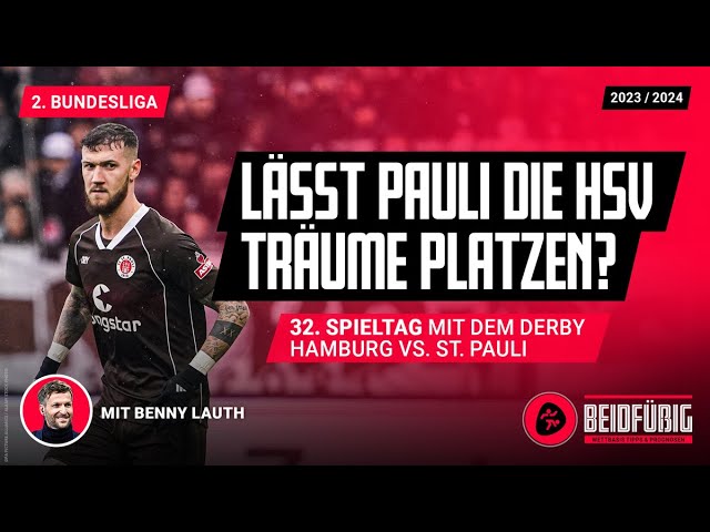 2. Liga Tipps ⚽ 32. Spieltag🏆 mit Benny Lauth u.a. Prognosen zu HSV vs. Pauli!