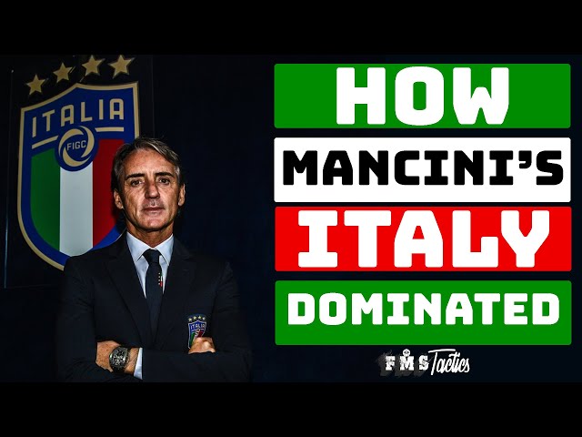 Mancini’s Euro 2020 Winning Tactics Explained | Italy’s Euro 2020 Tactics |