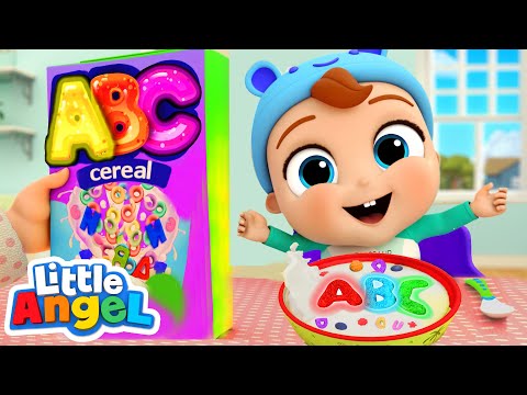 Baby John Learns ABC's (Alphabet Song) | Little Angel Kids Songs & Nursery Rhymes
