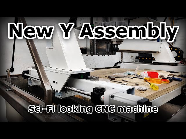 New Y Assembly on the CNC Machine