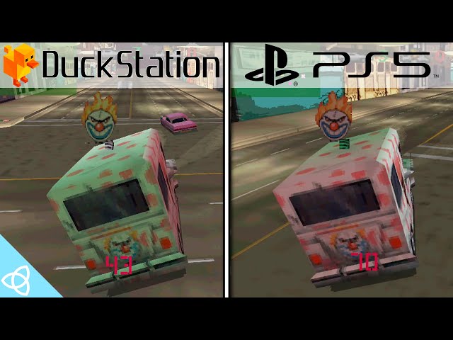 Twisted Metal - PS5 vs. PC Emulator (Duckstation) | Side by Side