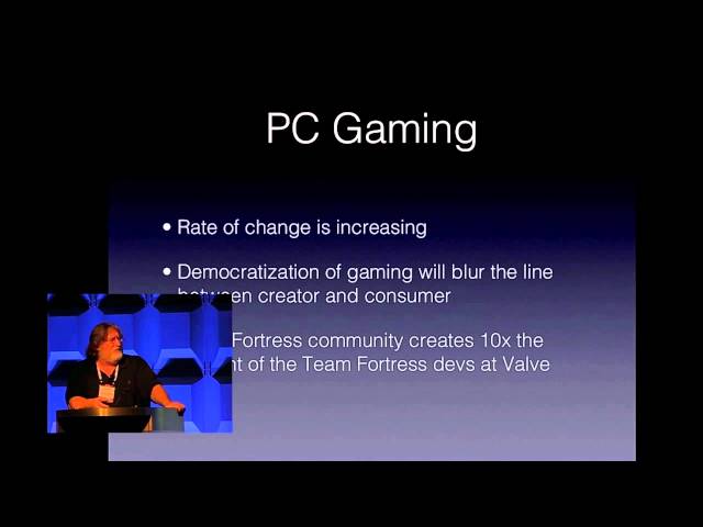 LinuxCon & CloudOpen North America 2013 - Linux & Gaming - Gabe Newell, Valve