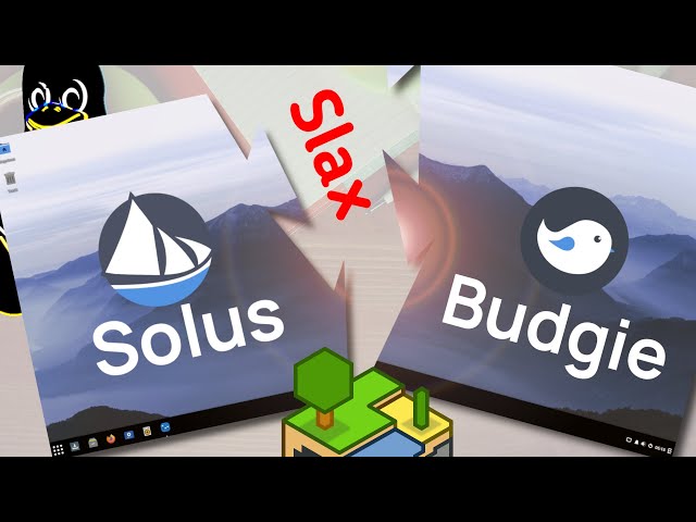 Раскол Linux проектов: Solus и Budgie. Дистрибутив Slax. Аналог Minecraft