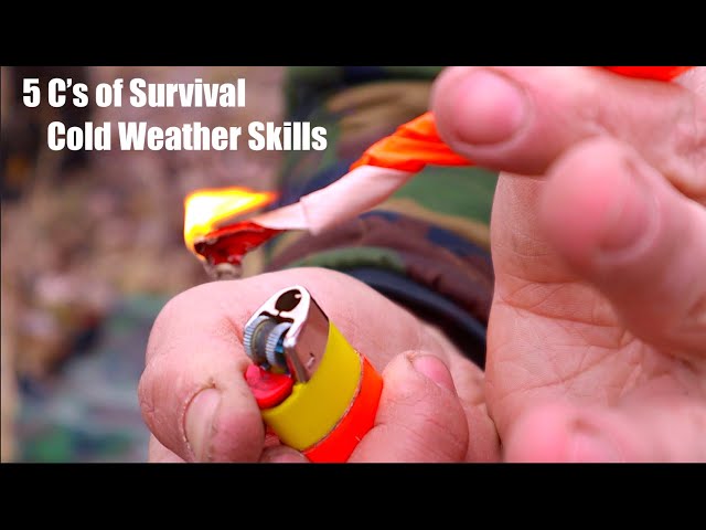 Cold Weather 5 Piece Survival Kit Skills!